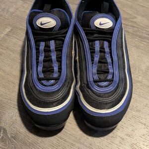 Nike  Air Max 97 GS Black and Blue Sneakers